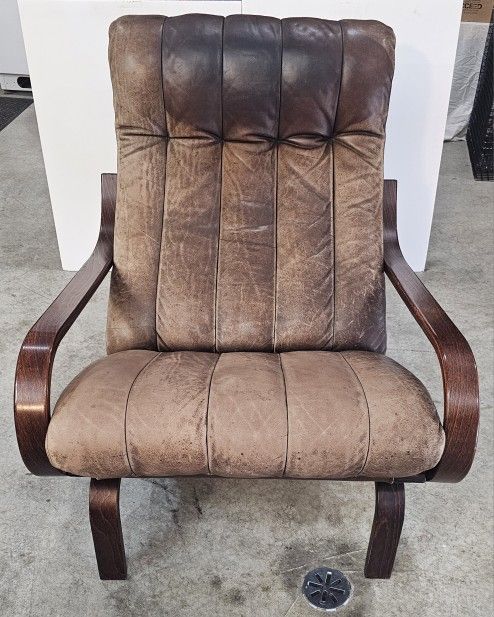 Westnofa Leather "Orbit" Lounge Chair