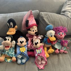 Disney Plush Lot 