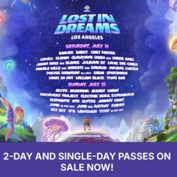 Lost In Dreams - 2 Ticket For Sunday - 120