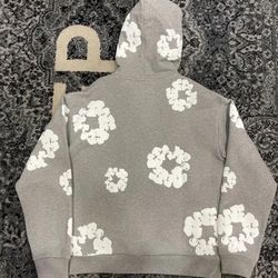 Denim Tears The Cotton Wreath Sweatshirt Gray Hoodie Size XL 100% Authentic 