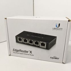 Ubiquiti Networks ER-X EdgeRouter X 5-Port Gigabit Wired Router - Open Box
