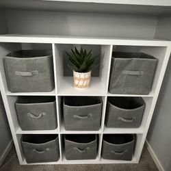 9-Cube Storage Organizer With Free Bins Included. Feel Free To Message Me Anytime! 