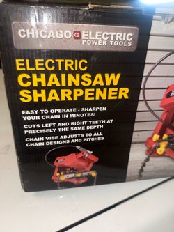 Brand new chainsaw sharpener