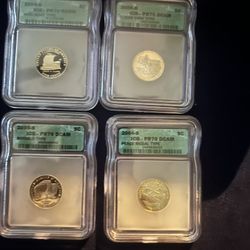 Commemorative Jefferson Proof Nickels 2004,2005