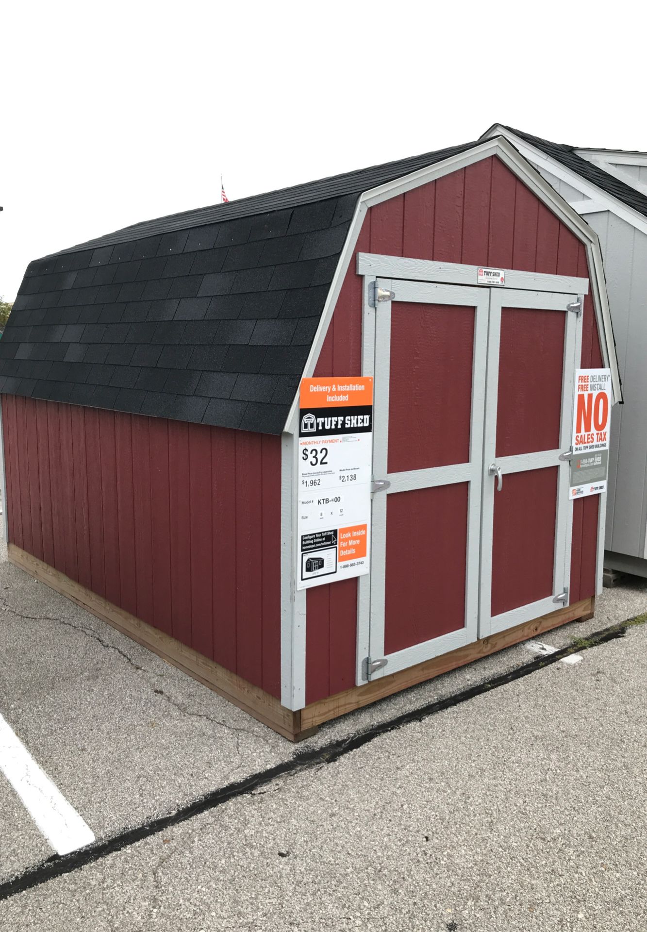 Tuff shed ktb400 8x12