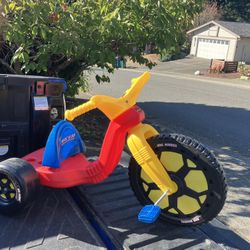 Child Kid Children Big Wheel With Tricycle Trike Bike in Good Condition 