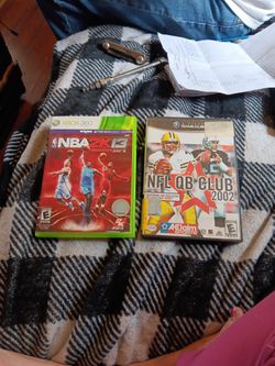 Xbox NBA 2k13 And NFL Qb Club 2002
