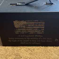 Custom Large size ammo can.