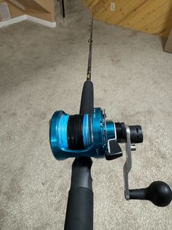 Okuma Custom Blue/ Tsunami Slow Pitch Jigging Combo