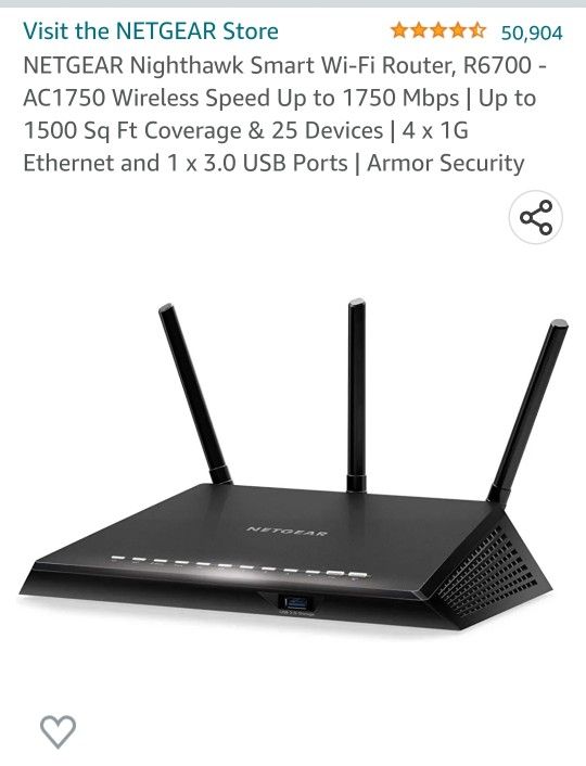 NETGEAR Nighthawk AC1750 Router, NETGEAR Cable Modem CM500