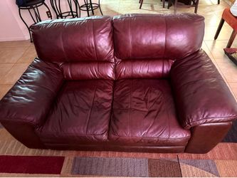 Leather couch