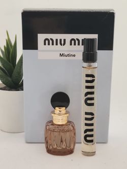 Miu Miu
Mini Miutine Eau De Parfum Perfume Duo Gift Set
.23 fl
.33 fl Travel Spray ⭐️