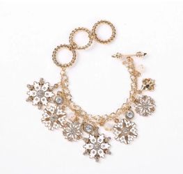 Snowflake Charm Bracelet
