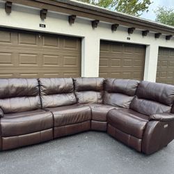 Couch/Sofa Sectional - Recliners - Brown - Delivery Available 🚛