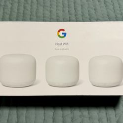 [LIKE NEW] Google Nest WiFi Router (3-pack)