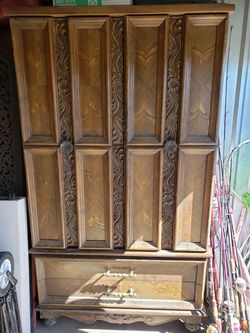 Antique wardrobe armoire