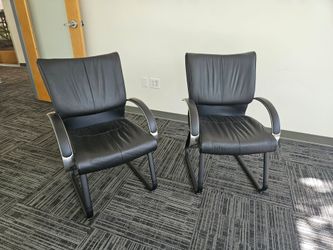 Black Leather Chairs