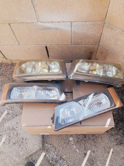 Chevy Silverado front headlights
