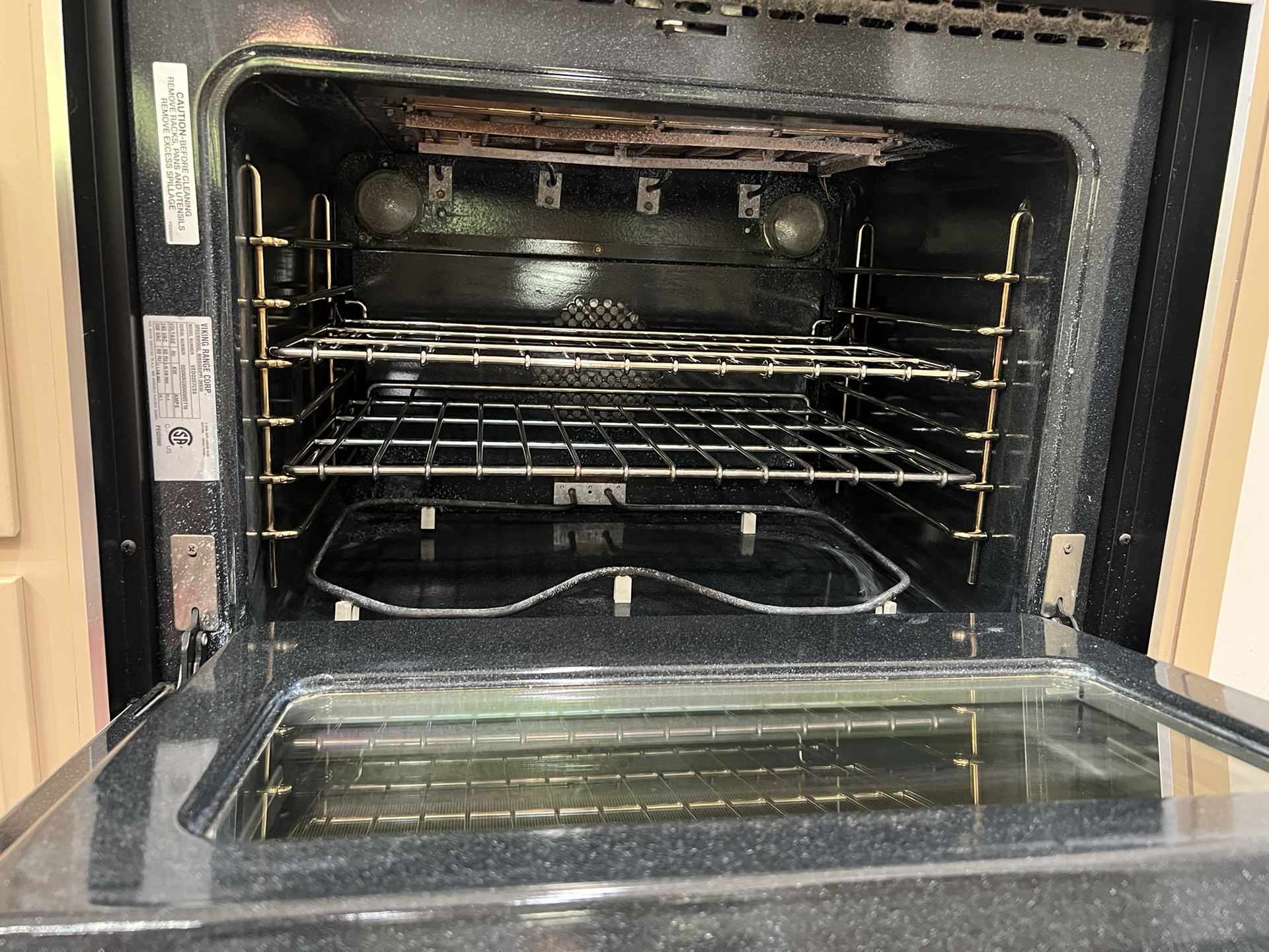 Viking 42” Gas Cooktop, Double Wall Ovens, Warming Drawer And