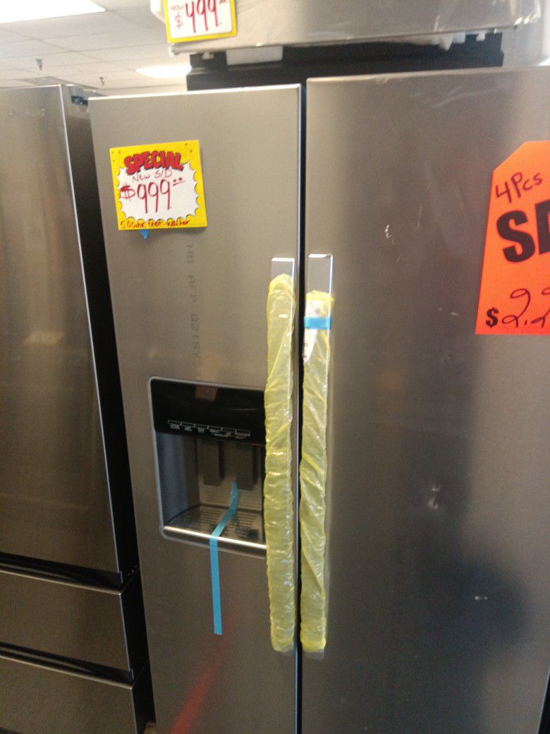New S/D Refrigerator With 6mths Warranty 💥🤯
