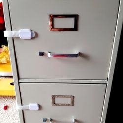 2 Drawer Storage Filing Cabinet 