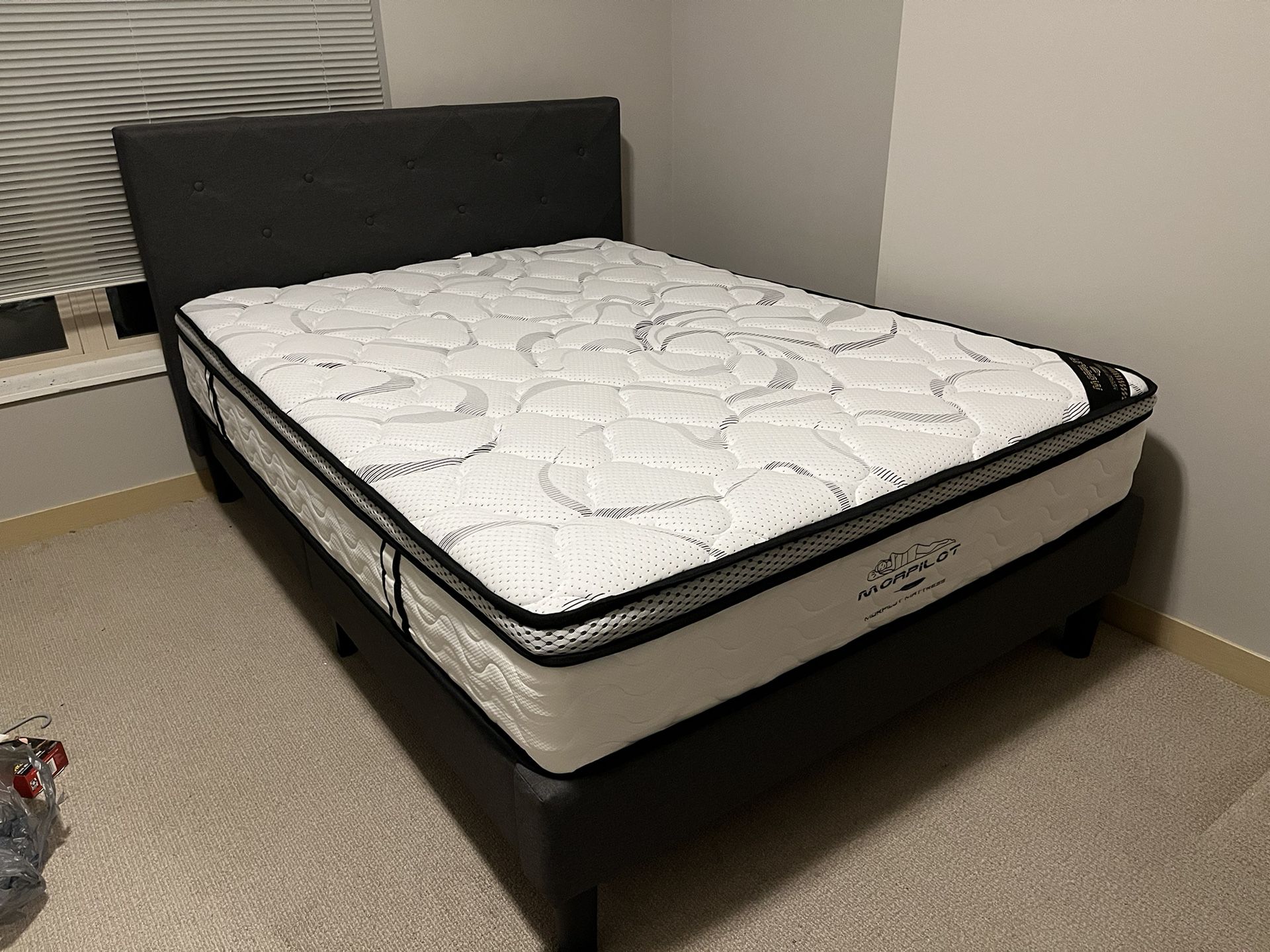 Full Size Bed (Mattress + Frame)