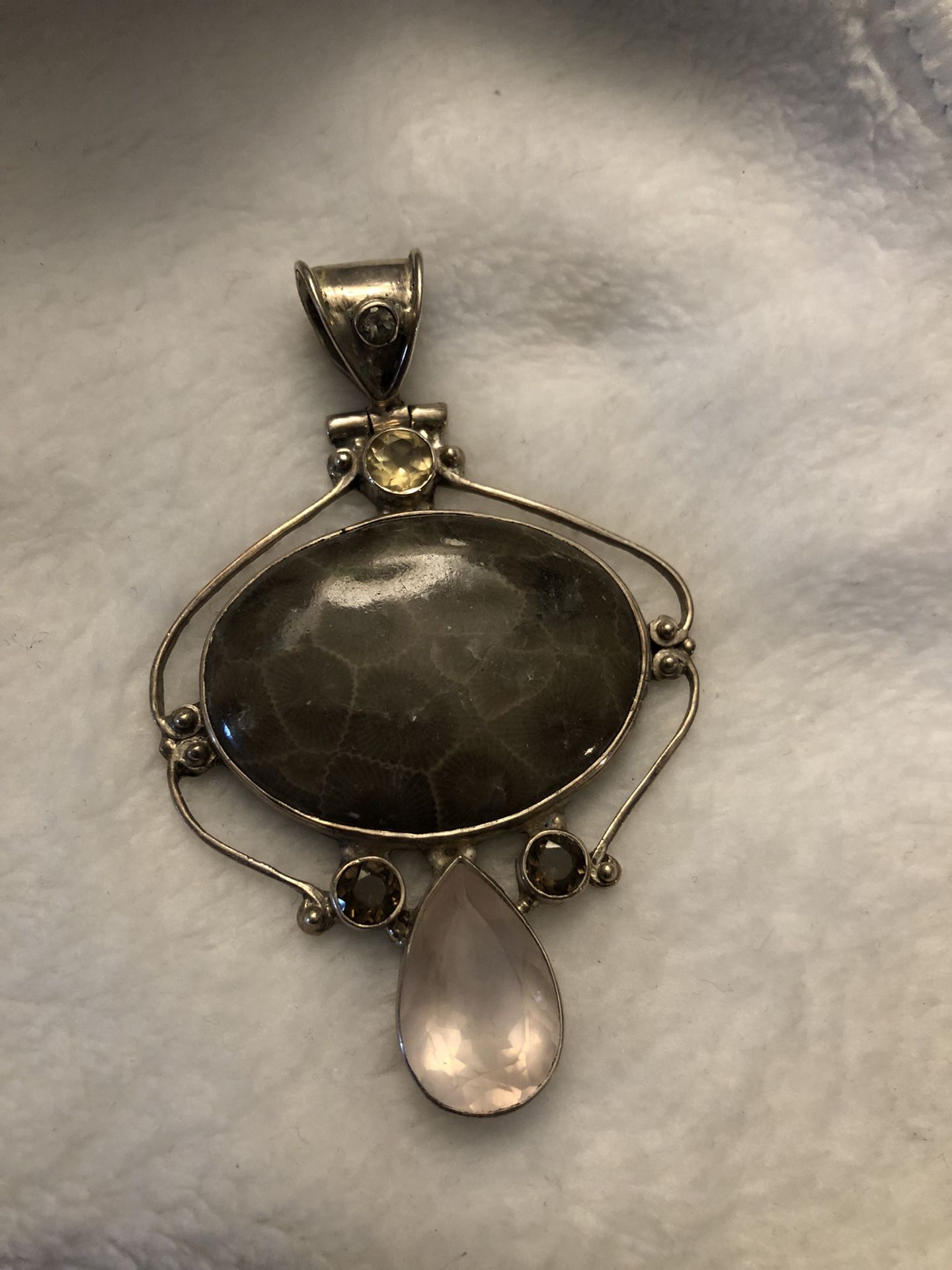 925 Silver Large Pendant 
