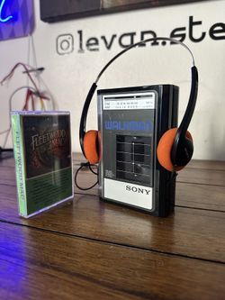 MINT 1987 SONY WM-F41 Walkman + Classic MDR-005 Orange Foam Headphones | Serviced, Calibrated 🍊