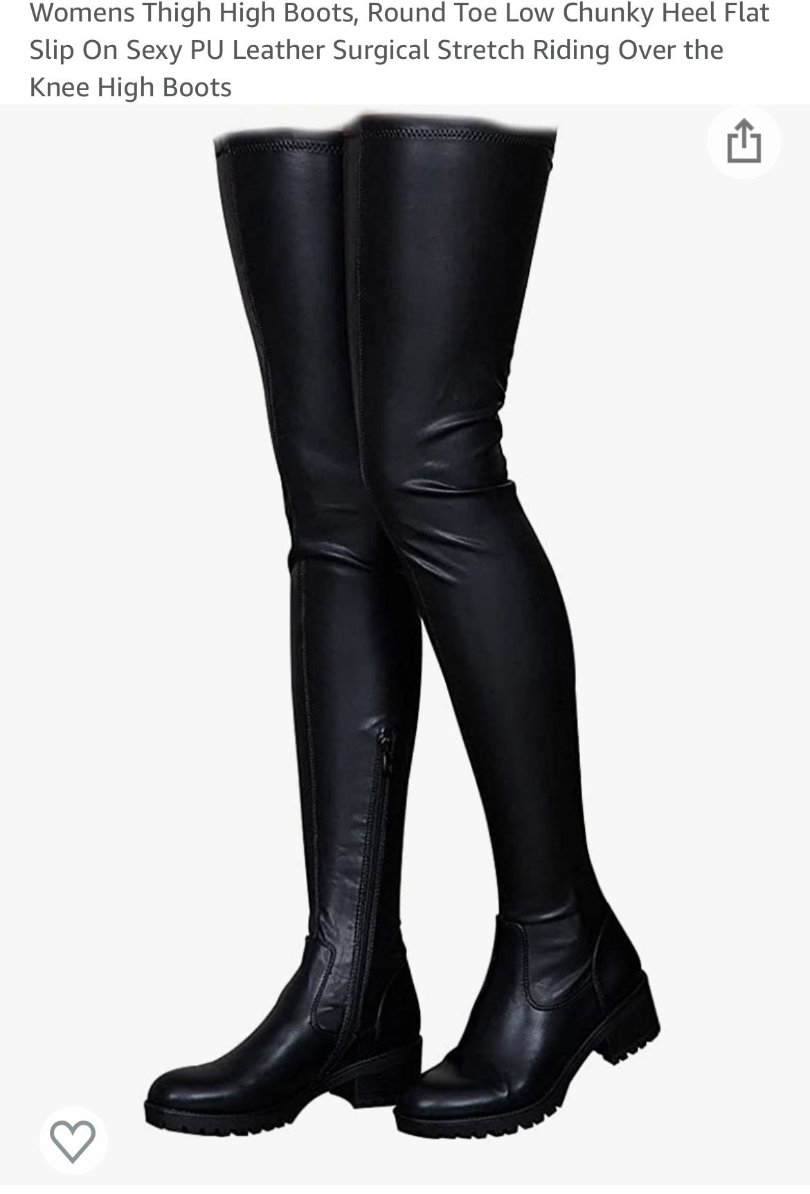 Thigh High Boots Size 8 Womens 