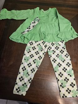 St. Patricks Tofdler Girl Outfit