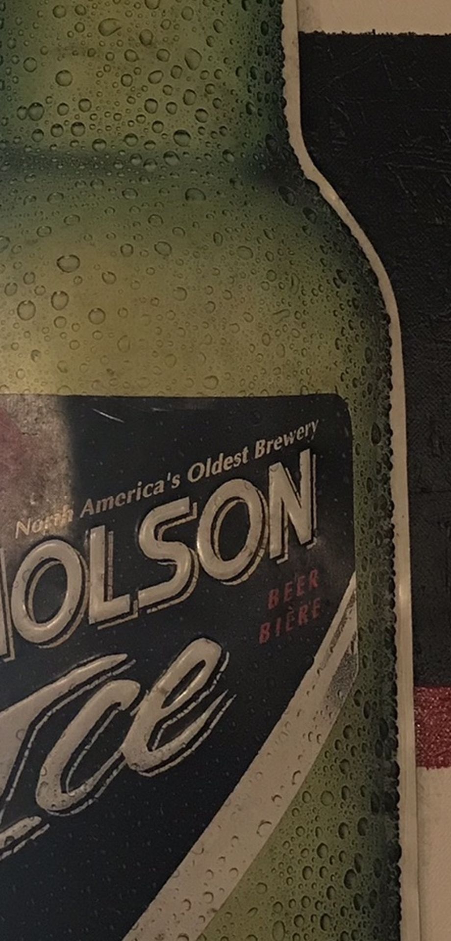 Molson Ice Beer Sign