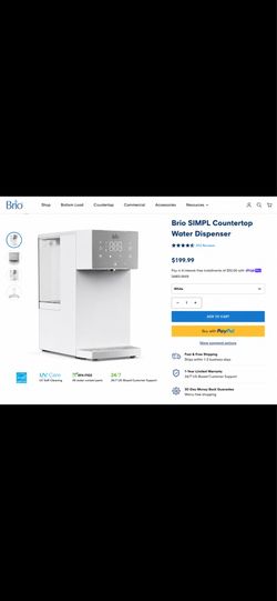 Brio SIMPL Countertop Water Dispenser – Like New