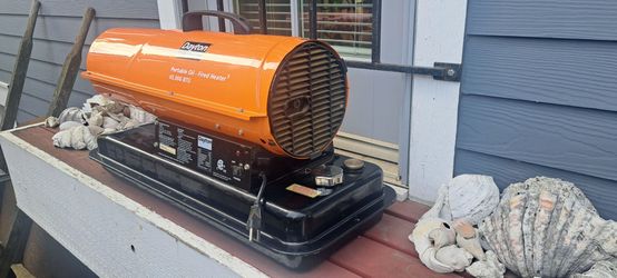 Dayton- portable oil- fired heater  45,000btu