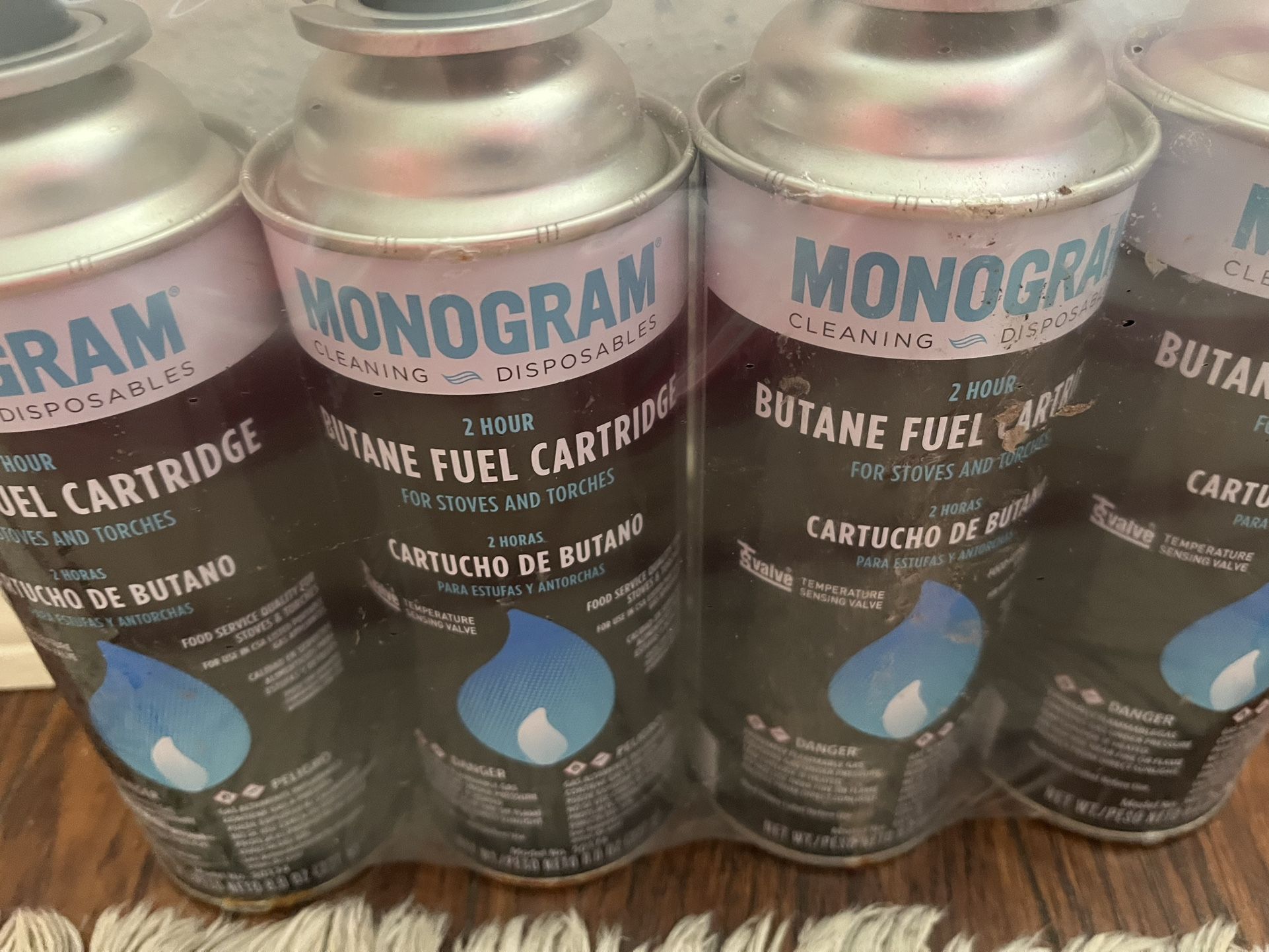 Butane fuel cartridges