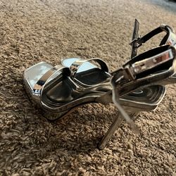 Silver Jessica Simpson Heels- Size 6
