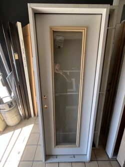 🚪 28x79 Exterior 1-Lite Fiberglass Door – Right-Hand Inswing 🚪