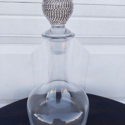 Jeweled Top Decanter