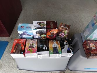 Anime Figure Lot – Demon Slayer, One Piece & More