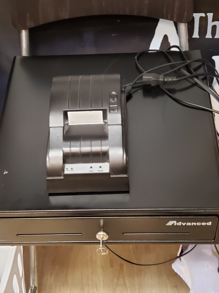 Cash Drawer and Printer