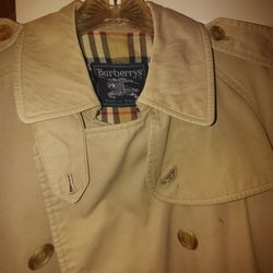 Burberry Raincoat Trench Coat Xs