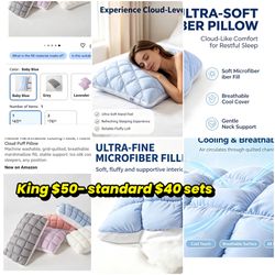 Mellow Puff Pillows Sets