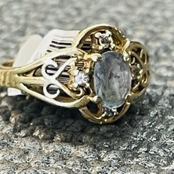 Birthstone Gold Ring