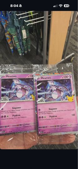 Mewtwo promo card