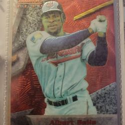 Albert Belle 1994 Bowman’s Best Red Refractor #41 - Cleveland Indians