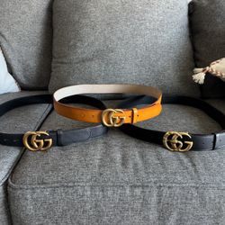 Gucci Luxury Designer Belt Set 