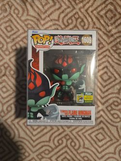 Funko Pop Yu-Gi-Oh! Elemental Hero Flame Wingman #1609 San Diego Comic-Con