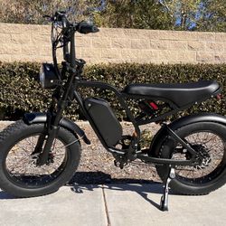 ⚡️52V (2000W Peak Motor)1500W Electric Scrambler Ebike, 40mph 🚀, 20ah, 25-60 Mile Range 