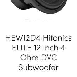 Hifonix elite series 12 inch subs with ported box