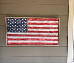 Rustic American Flag