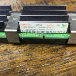 1GB 2Rx8 PC2-6400F-555-11